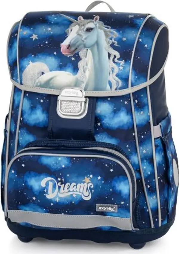 Oxybag Oxybag ЕДНОРОГ 1 Ученическа раница, тъмносин, размер