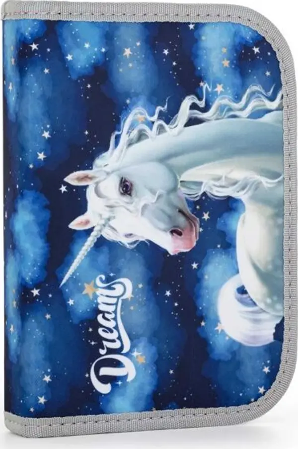 Oxybag Oxybag ЕДНОРОГ 1 Ученически несесер с едно отделение, синьо, размер