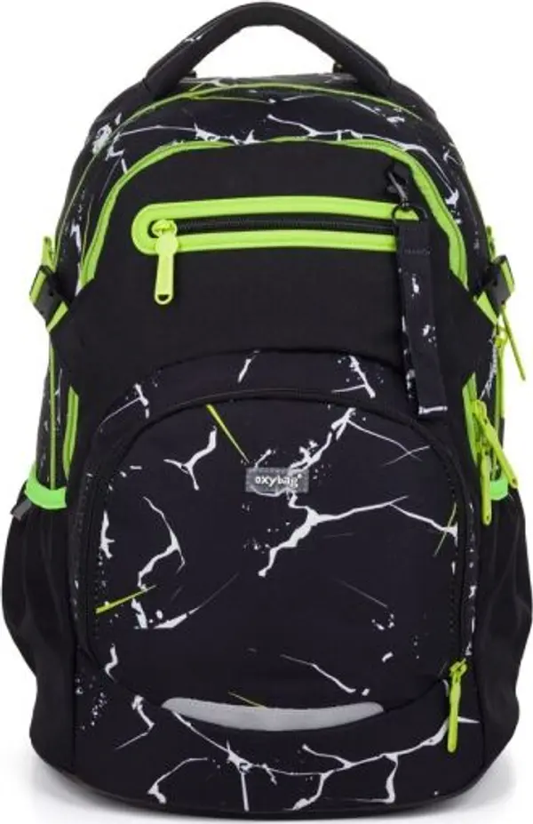 Oxybag Oxybag ELECTRIC Ученическа раница, черно, размер