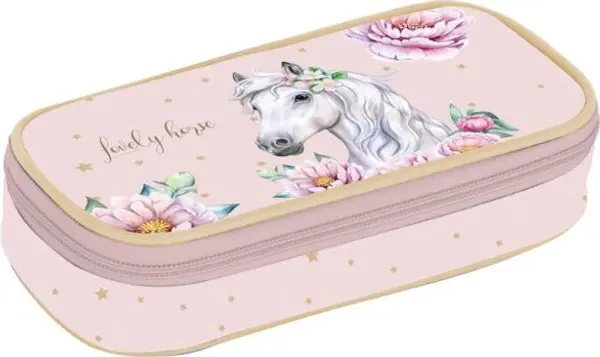 Oxybag Oxybag ETUE РОМАНТИЧНИ КОНЕ Училищен несесер, розово, размер