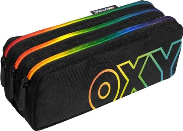 Oxybag Oxybag ETURE 3ZIPY OMBRE Ученически несесер, черно, размер