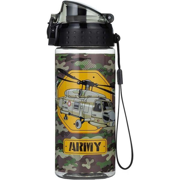 Oxybag Oxybag ХЕЛИКОПТЕР 500 ML Детска пластмасова бутилка за напитки, khaki, размер