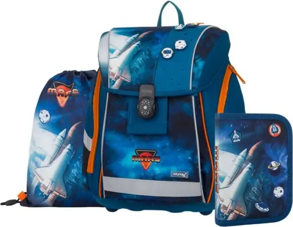 Oxybag Oxybag LIGHT SPACE Ученически комплект, синьо, размер