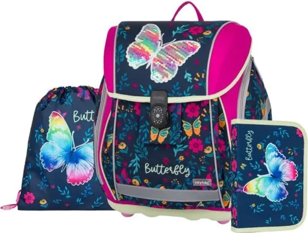 Oxybag Oxybag ПЕПЕРУДА 2 Ученическа раница, тъмносин, размер