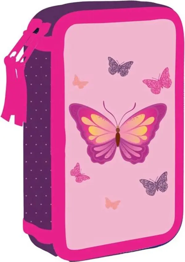 Oxybag Oxybag ПЕПЕРУДА Ученически несесер с две отделения, розово, размер