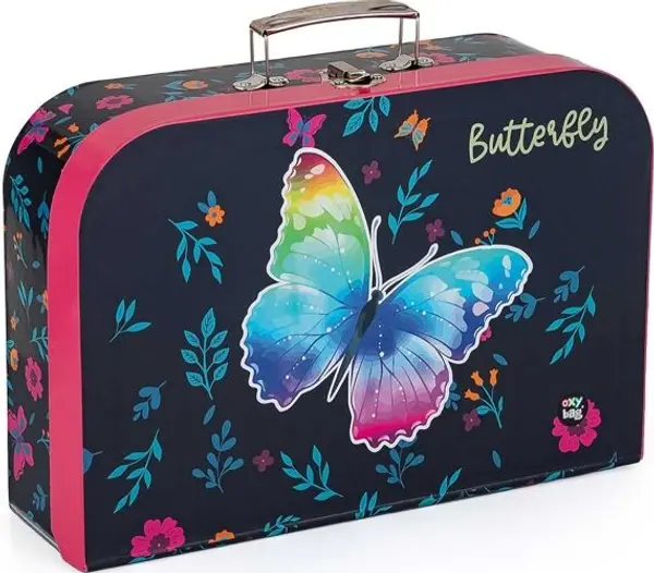 Oxybag Oxybag ПЕПЕРУДИ 2 Детски куфар, черно, размер