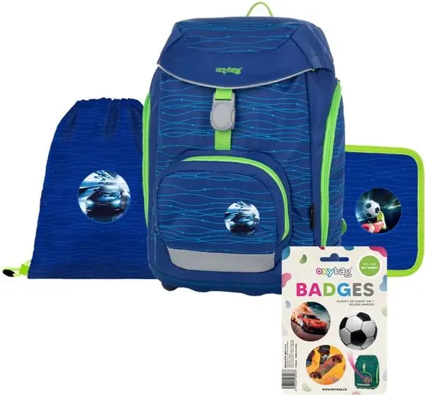 Oxybag Oxybag SHERPY BLUE Ученически комплект, синьо, размер