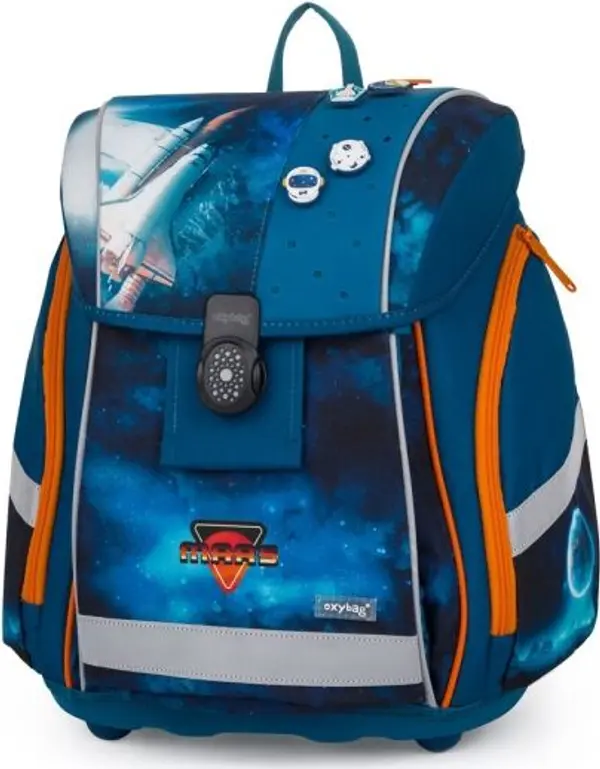 Oxybag Oxybag SPACE Ученическа раница, синьо, размер