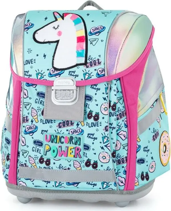 Oxybag Oxybag UNICORN ICONIC Ученическа раница, светлосиньо, размер
