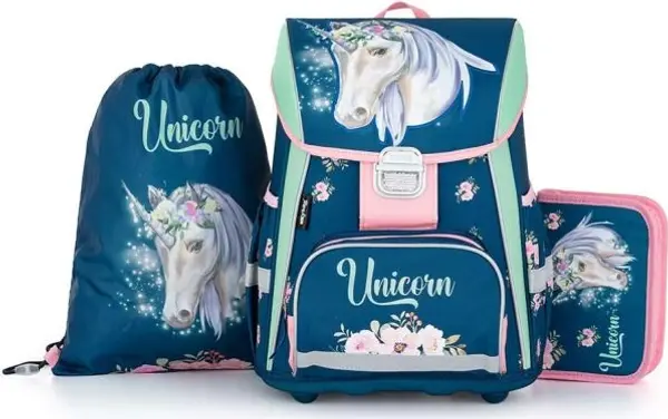 Oxybag Oxybag UNICORN Ученически комплект, тъмносин, размер