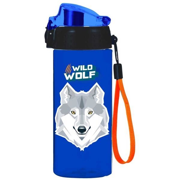 Oxybag Oxybag VLK 500 ML Детска пластмасова бутилка за напитки, синьо, размер