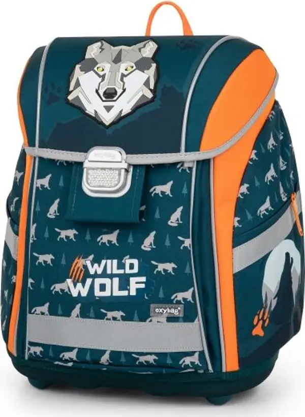 Oxybag Oxybag WOLF Училищна раница, тъмнозелено, размер