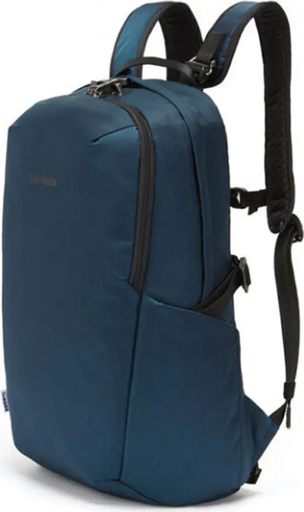 Pacsafe Pacsafe VIBE 25L ECONYL BACKPACK Обезопасена раница, тъмносин, размер