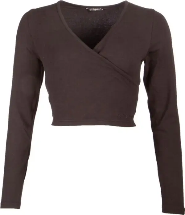 PAPILLON PAPILLON CROSS-OVER Дамски пуловер с прехвърляне, черно, размер