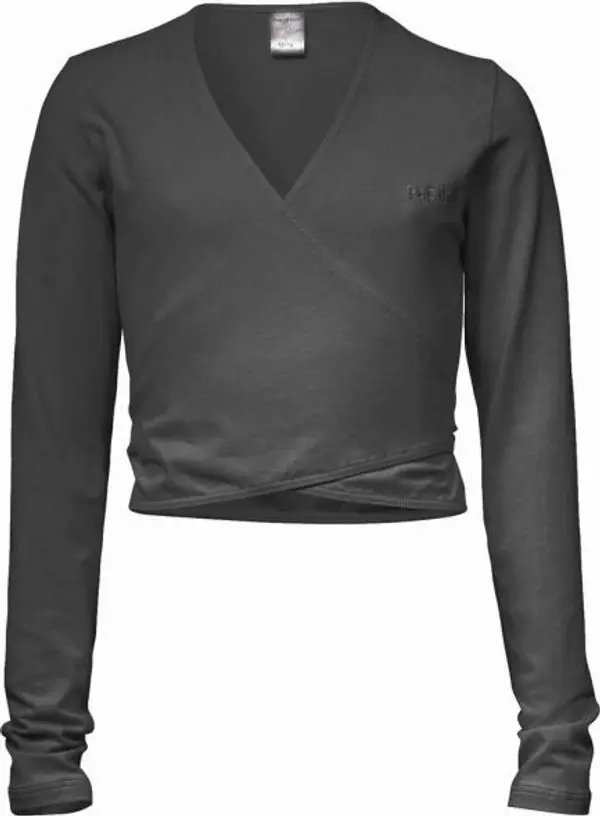 PAPILLON PAPILLON CROSS-OVER LONG SLEEVES Балетен пуловер, черно, размер 152-164