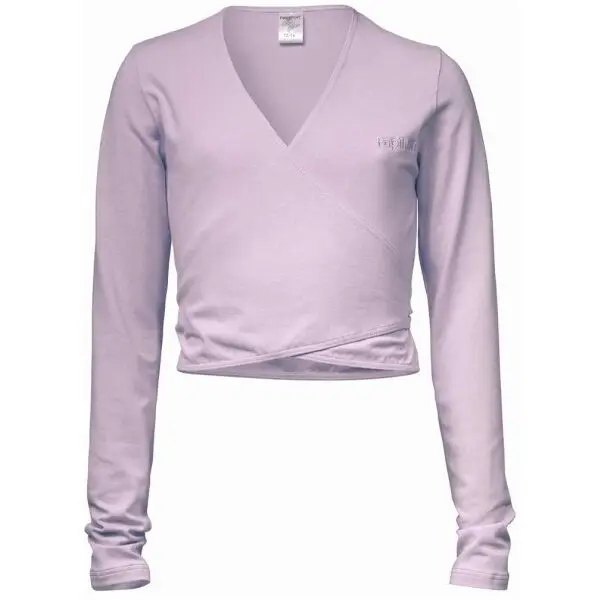 PAPILLON PAPILLON CROSS-OVER LONG SLEEVES Балетен пуловер, розово, размер 152-164