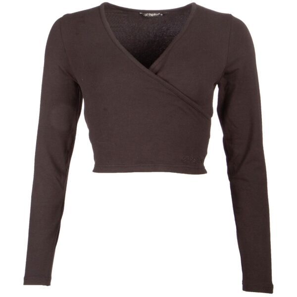 PAPILLON PAPILLON CROSS-OVER Пуловер с прехвърляне за момичета, черно, размер