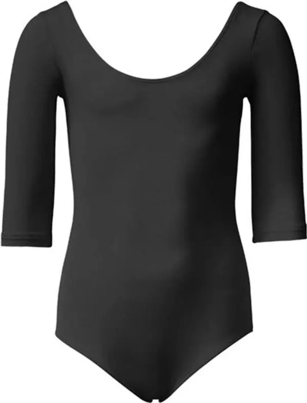 PAPILLON PAPILLON LEOTARD 3/4 SLEEVES Детско гимнастическо трико, черно, размер