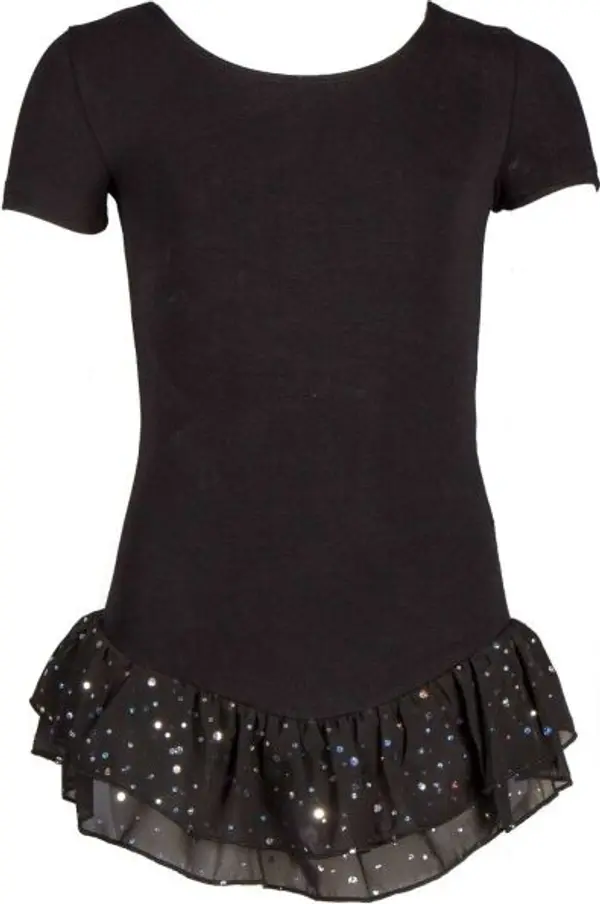 PAPILLON PAPILLON LEOTARD SHORT SLEEVES Детско балетно трико, черно, размер