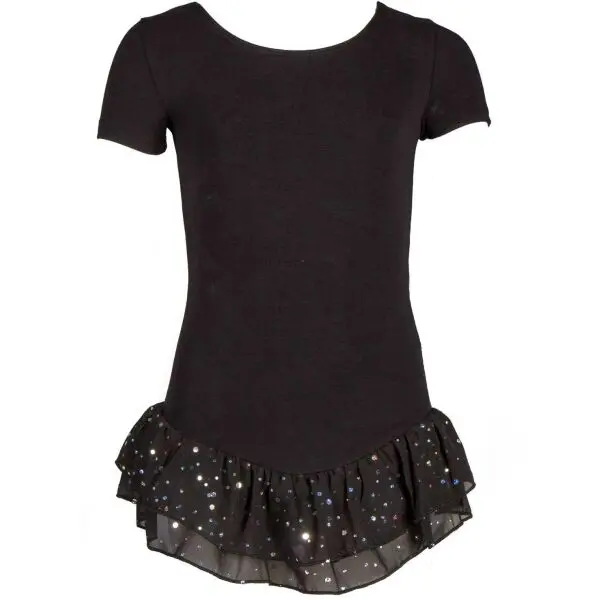 PAPILLON PAPILLON LEOTARD SHORT SLEEVES Детско балетно трико, черно, размер