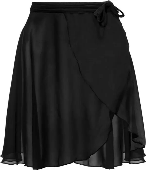 PAPILLON PAPILLON LONG SKIRT Дамска балетна пола, черно, размер