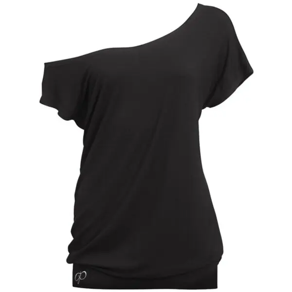 PAPILLON PAPILLON OFF SHOULDER Дамска тениска, черно, размер