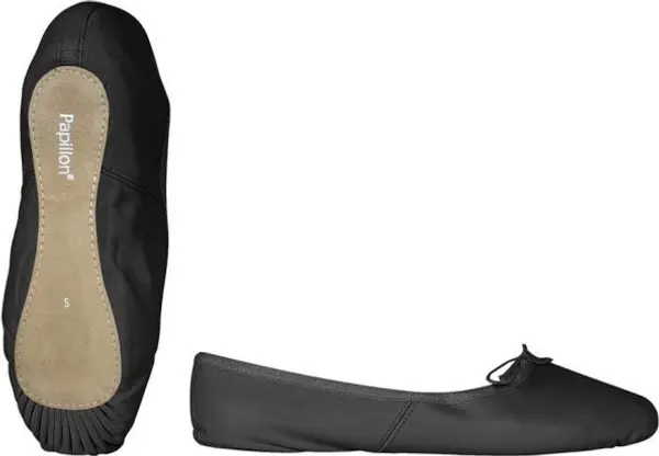 PAPILLON PAPILLON SOFT BALLET SHOE Детски балетни обувки, черно, размер