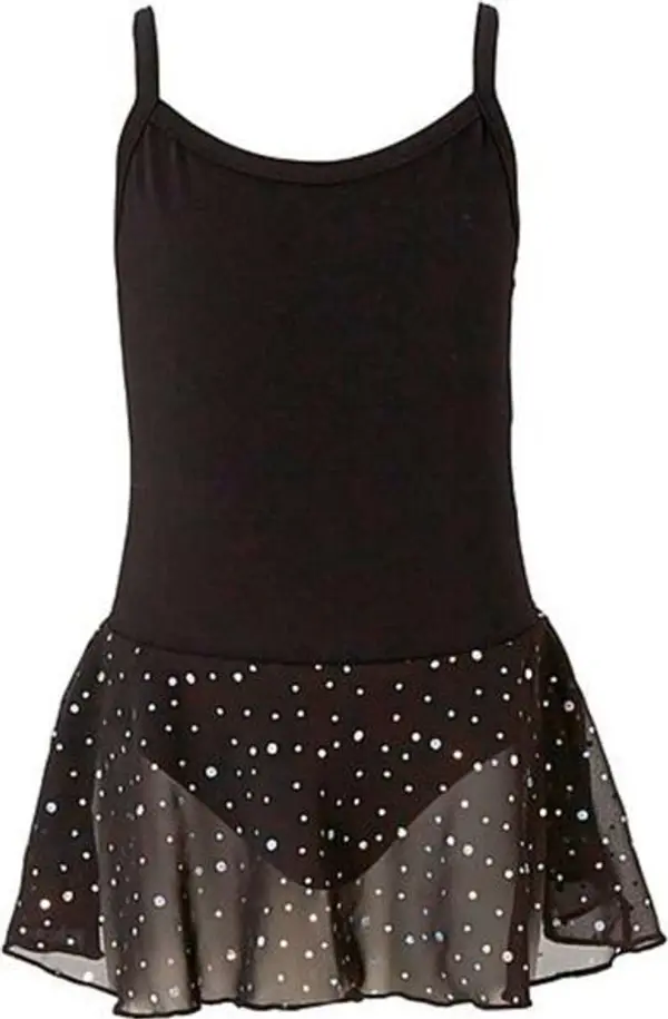 PAPILLON PAPILLON SPAGHETTI STRAP LEOTARD Детско балетно трико, черно, размер