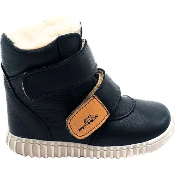 PEGRES PEGRES B 1706 Детски зимни обувки тип босоходки, черно, размер