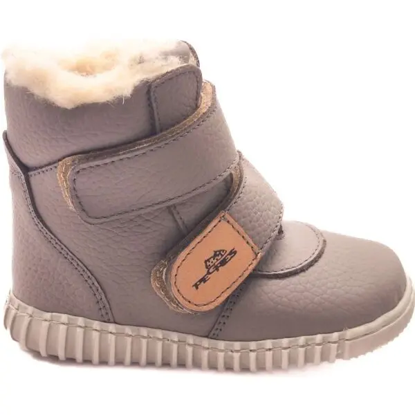 PEGRES PEGRES B 1706 Детски зимни обувки тип босоходки, сиво, размер