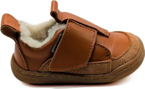 PEGRES PEGRES SBF 64W Детска зимна обувка тип босоходка, кафяво, размер