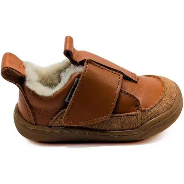 PEGRES PEGRES SBF 64W Детска зимна обувка тип босоходка, кафяво, размер