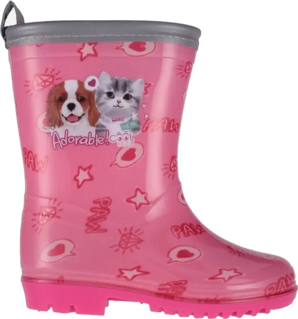 PERLETTI PERLETTI RAIN BOOTS Детски гумени ботуши, розово, размер
