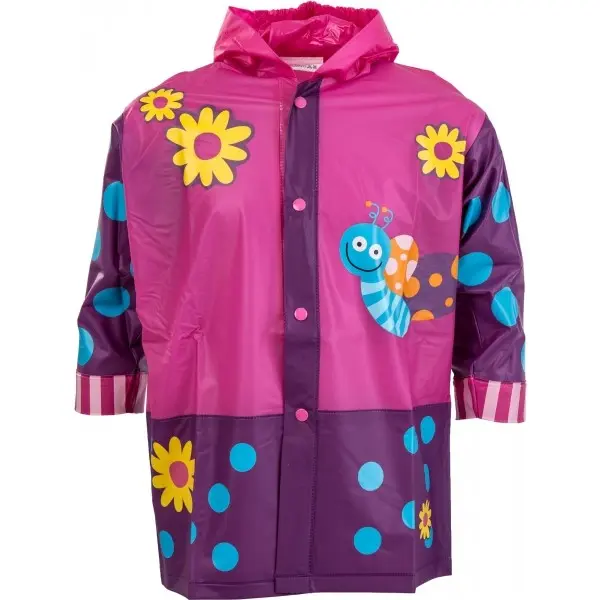 Pidilidi Pidilidi PiDiLiDi ПЕПЕРУДА Детски дъждобран, розово, размер 5-6Y