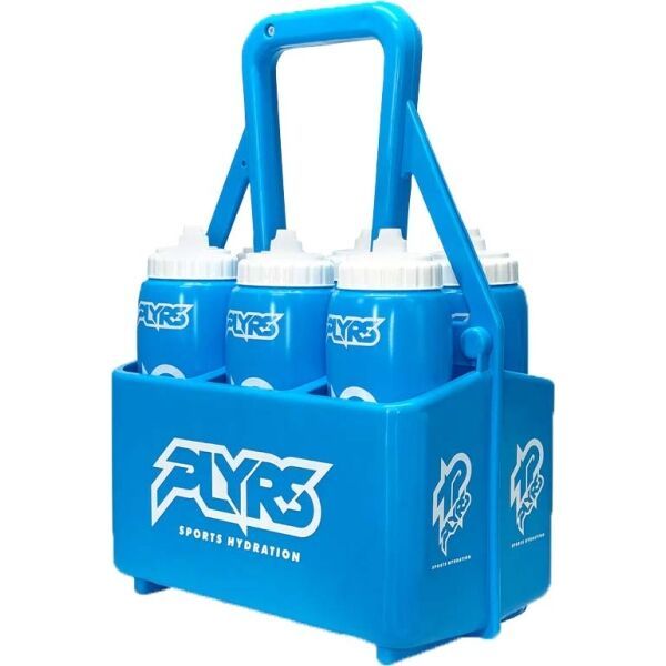 PLYRS PLYRS SET BOTTLE HOLDER & TEAM BOTTLE Касетка за бутилки + бутилки, синьо, размер
