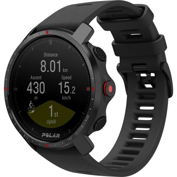 POLAR POLAR GRIT X Мултиспортен часовник с GPS и пулсомер, черно, размер
