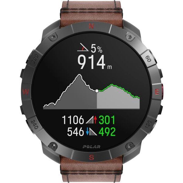 POLAR POLAR GRIT X2 PRO TITAN Спортен часовник, кафяво, размер