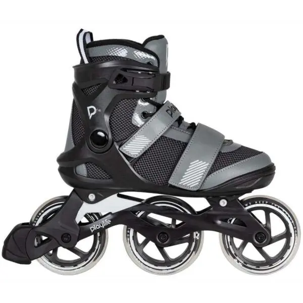 Powerslide Powerslide PLAYLIFE GT BLACK GREY 110 Фитнес ролери, черно, размер