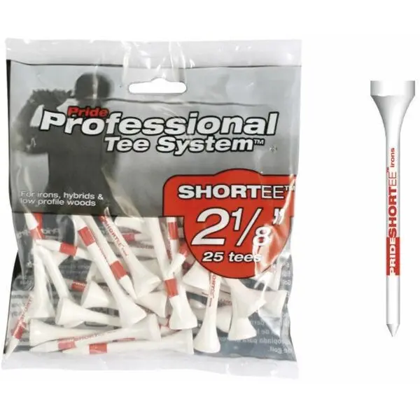 PRIDE SPORT PRIDE SPORT RETAIL BAGS 2-1/8" 25KS Поставка за топка за голф, бяло, размер
