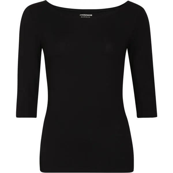 PROGRESS PROGRESS AKINA Дамска тениска от бамбук, черно, размер