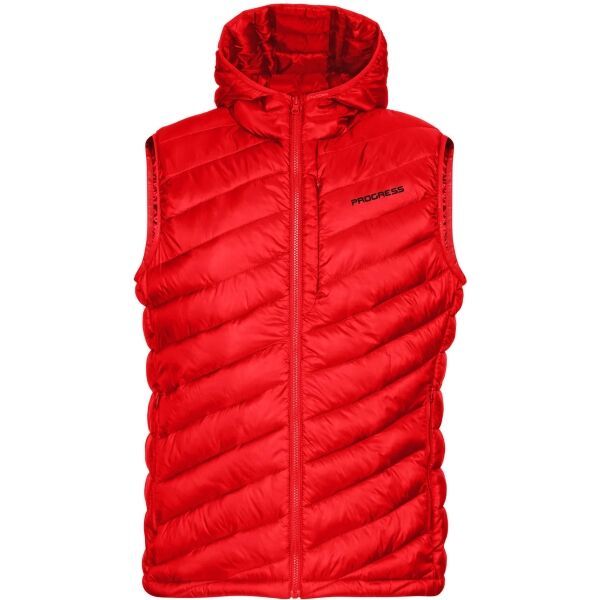PROGRESS PROGRESS ANCHORAGE VEST Мъжки капитониран елек, червено, размер