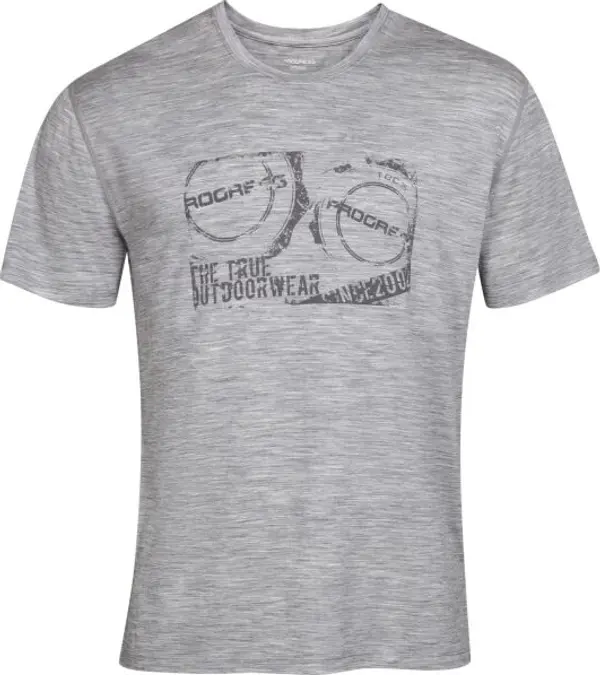 PROGRESS PROGRESS AORAKI Мъжка блуза от мерино, сиво, размер