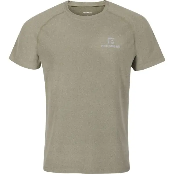 PROGRESS PROGRESS ASSET Мъжка спортна тениска, khaki, размер