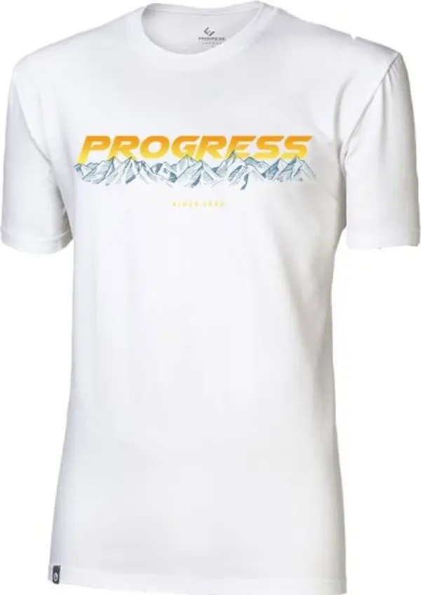 PROGRESS PROGRESS BARBAR SUNSET Мъжка тениска, бяло, размер