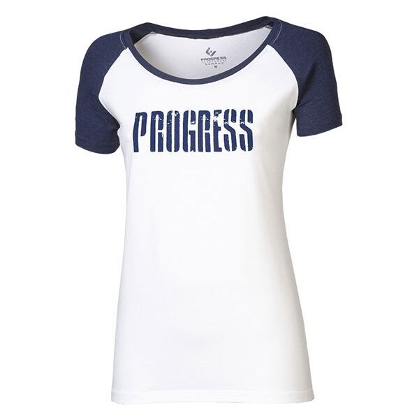 PROGRESS PROGRESS BRENDA Дамска  памучна тениска с печат, бяло, размер