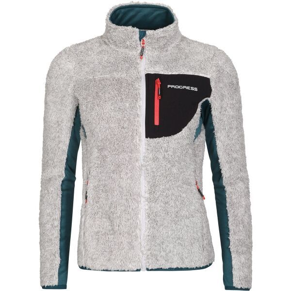PROGRESS PROGRESS CALORA Дамски затоплящ суитшърт, сиво, размер