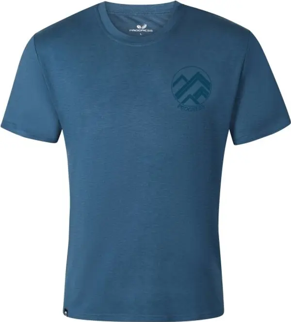 PROGRESS PROGRESS CHEEK Мъжка тениска от бамбук, тъмносин, размер