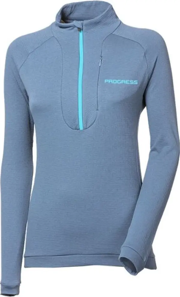 PROGRESS PROGRESS CUBICA ZIP Дамско функционално горнище, синьо, размер