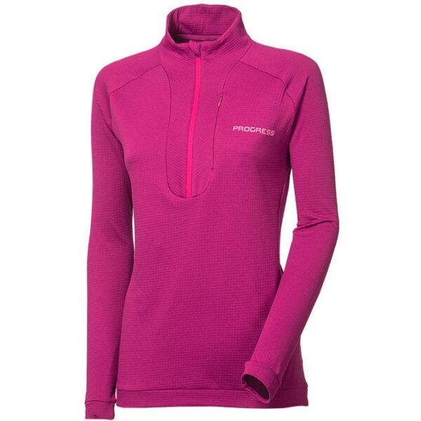 PROGRESS PROGRESS CUBICA ZIP Дамско функционално горнище, винен, размер