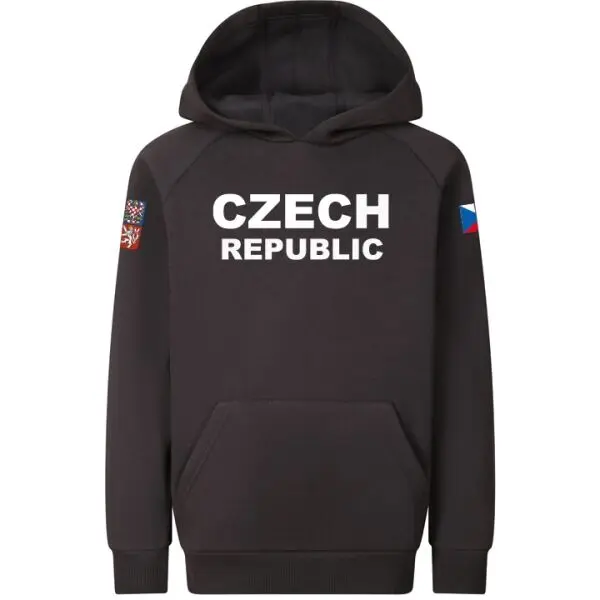 PROGRESS PROGRESS CZ HOODY JR Детски суитшърт за фенове, черно, размер 128-134